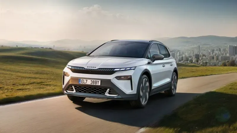 skoda elroq en color blanco